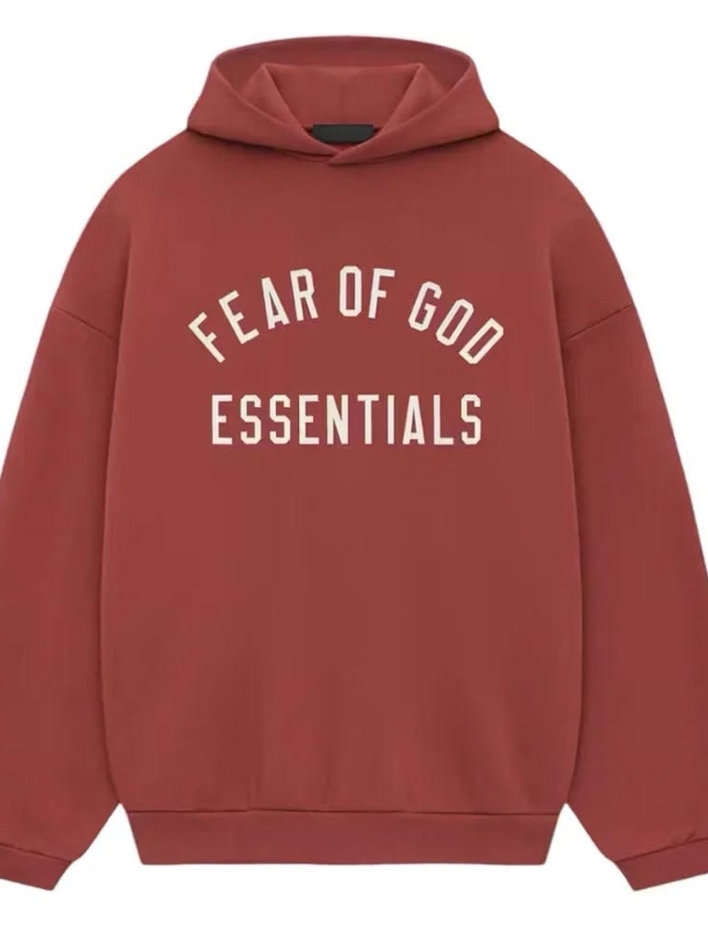 NEW Fear Of God Essentials SS24 Crimson Hoodie - Sizes S, M, L, XL